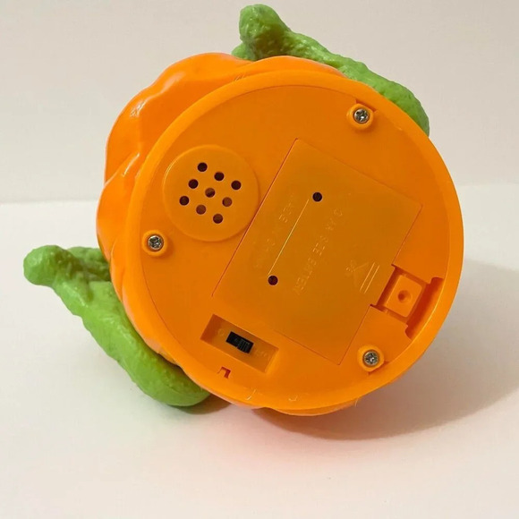 Vtg 90s Animated Shakin Mutant Pumpkin Lights Up 6 Inch Tall Halloween Decor - Picture 10 of 16